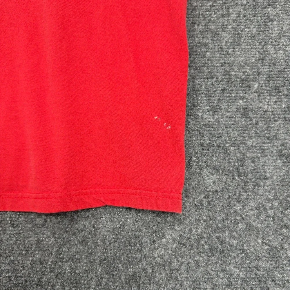 Vintage Boston Red Sox Adidas Shirt Mens L Red Cotton Long Sleeve Graphic Sporty